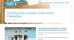 Desktop Screenshot of goedoporde.nl